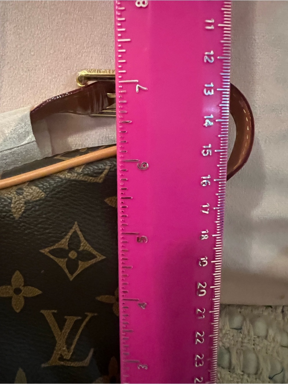 INSPIRED Brown Monogram Crescent Shoulder Bag - Picture 7 of 8